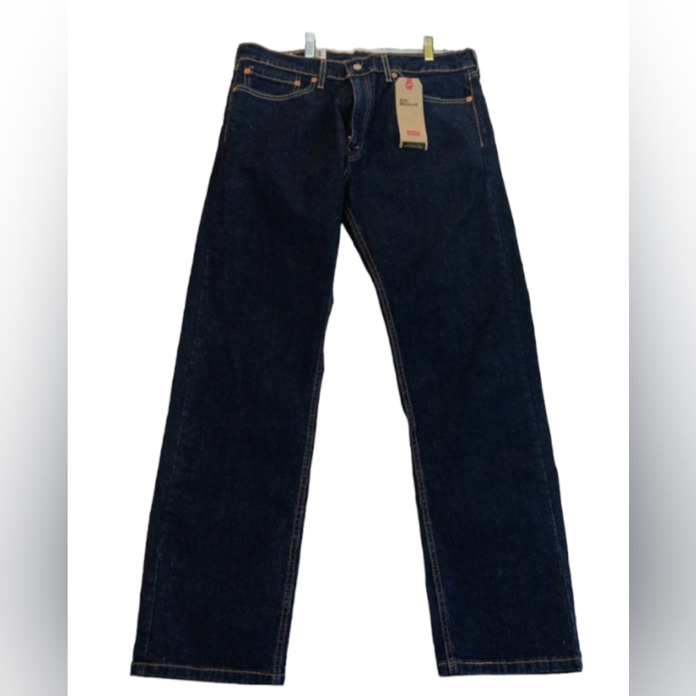 LEVI'S 505 STRAIGHT LEG MEN'S JEANS PANTS BLUE SIZE 36